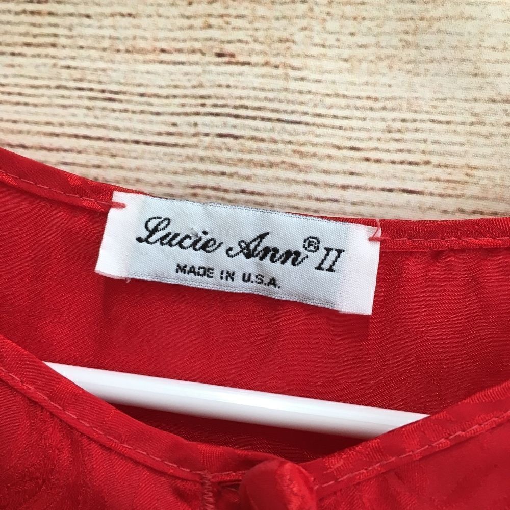 VINTAGE LUCIE ANN II PAJAMAS IN RED‎ - Picture 2 of 12